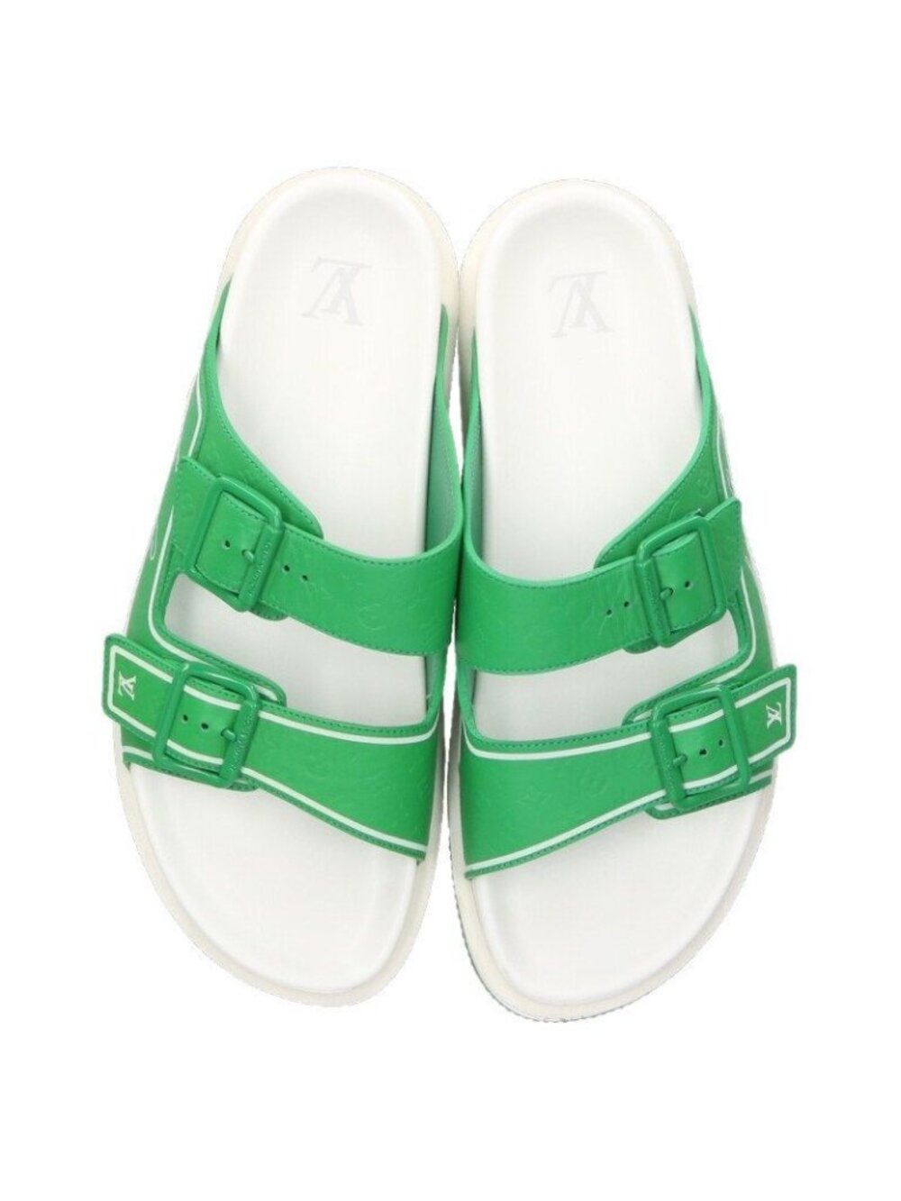Louis Vuitton LV Trainer Sneaker Green White - Picture 4 of 5
